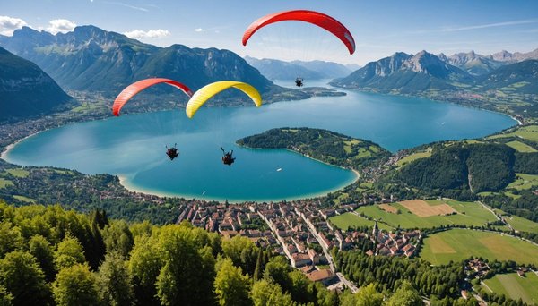 Annecy : top raisons de tenter le parapente et survoler les cimes